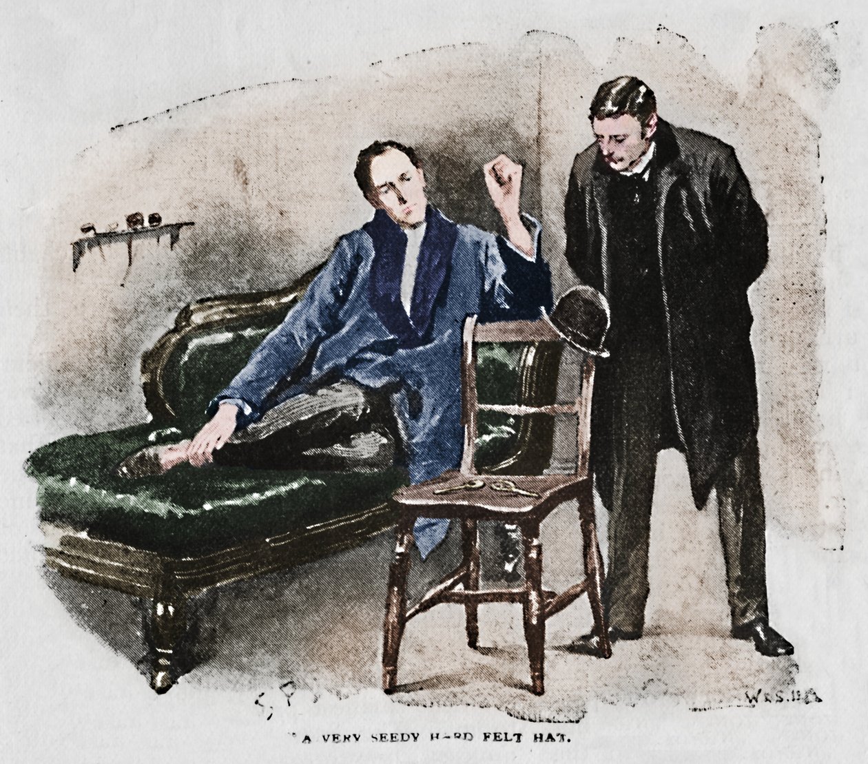 En veldig seedy hard filthatt, 1892 av Sidney Paget