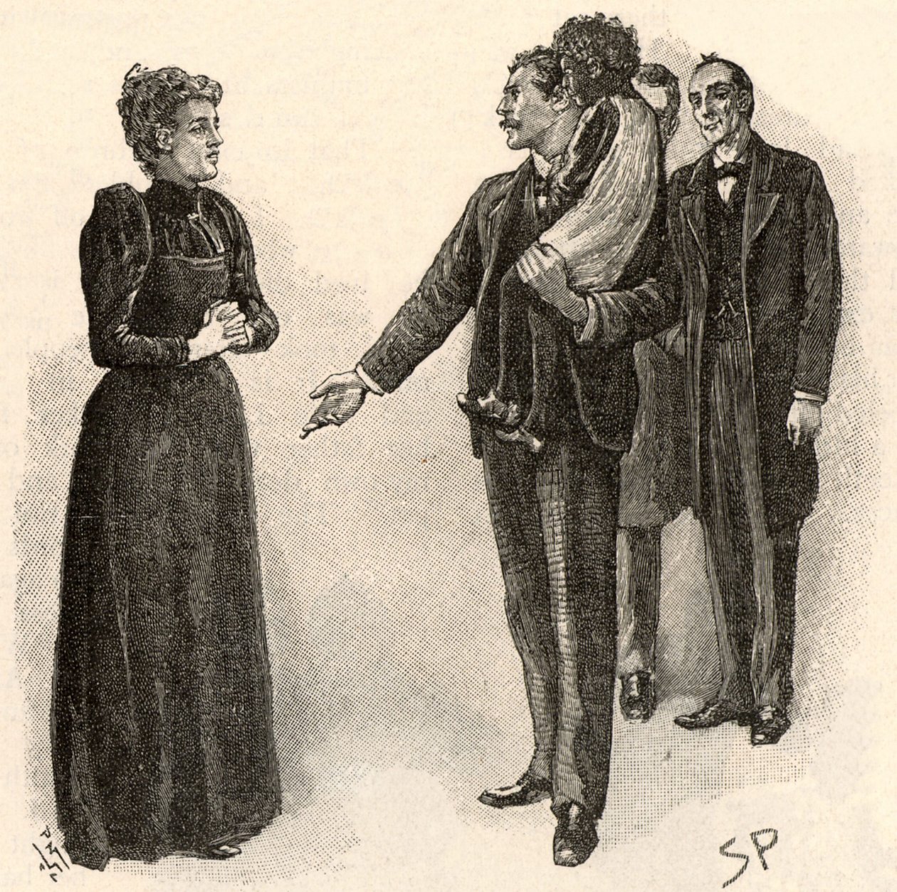 Adventure of Yellow Face av Sidney Paget