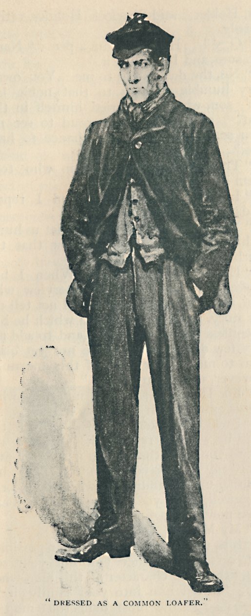 Kledd som en vanlig dagdrivende, 1892 av Sidney Paget
