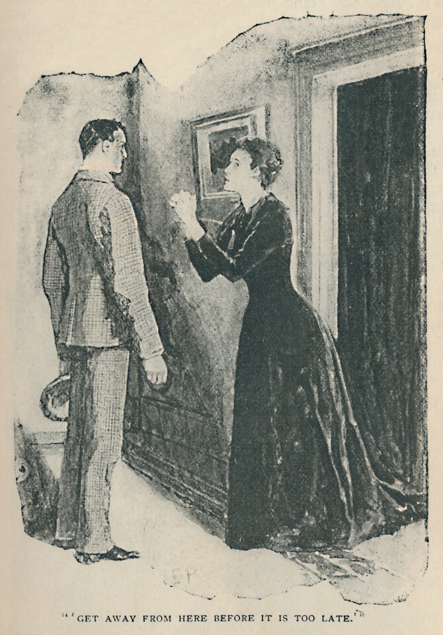 Kom deg bort herfra før det er for sent, 1892 av Sidney Paget