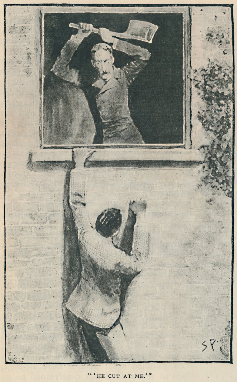 He Cut At Me, 1892 av Sidney Paget