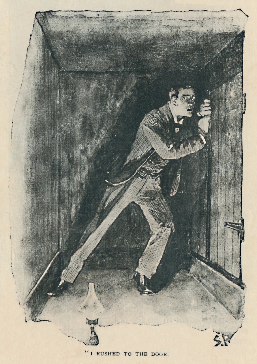 Jeg skyndte meg til døren, 1892 av Sidney Paget
