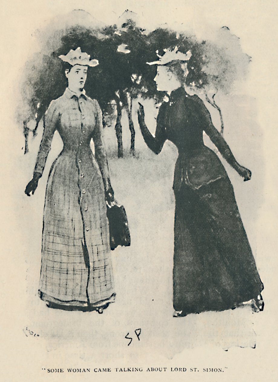 Noen kvinne kom og snakket om Lord St. Simon, 1892 av Sidney Paget