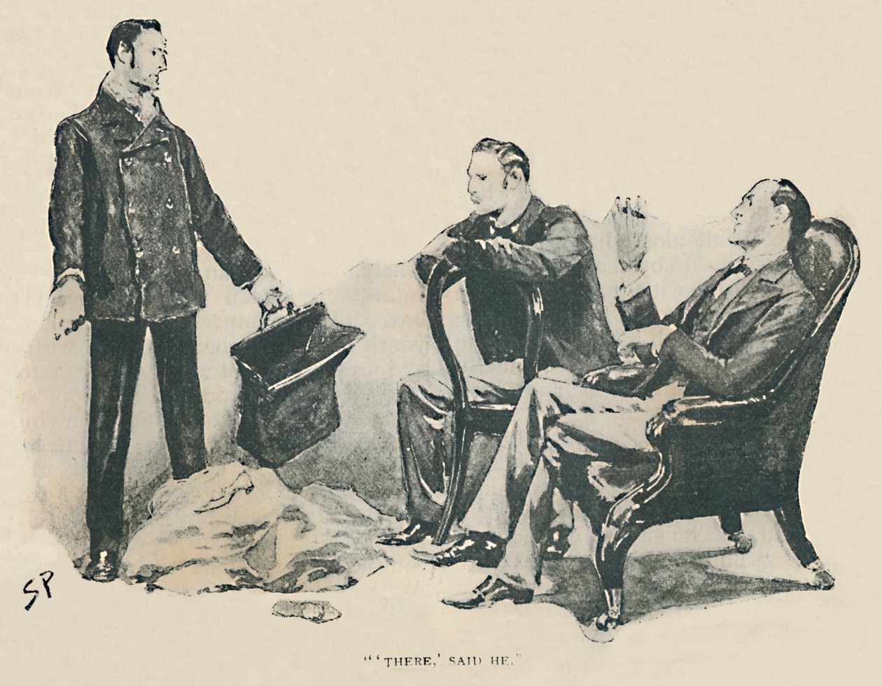 Der, sa han, 1892 av Sidney Paget
