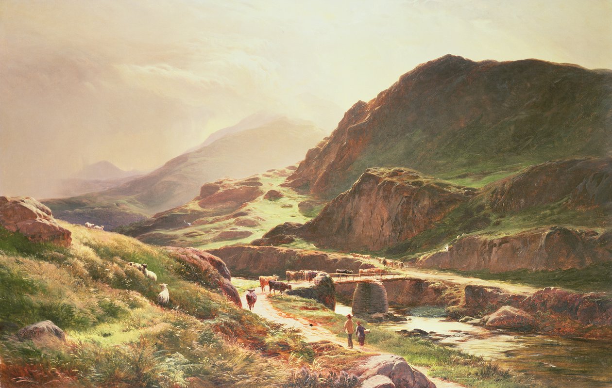 Highland Scene av Sidney Richard Percy