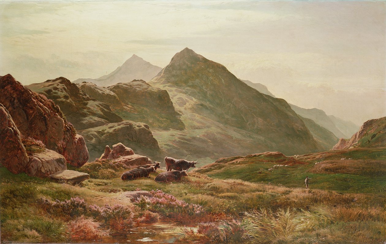 Høylandsscene av Sidney Richard Percy