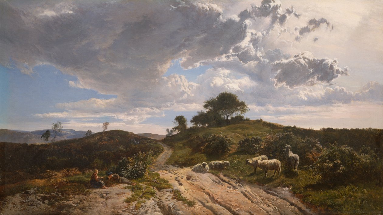 Hyggelig beitemark av Sidney Richard Percy