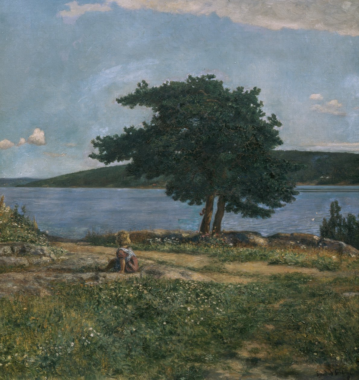 Sommerstemning av Sigmund Sinding