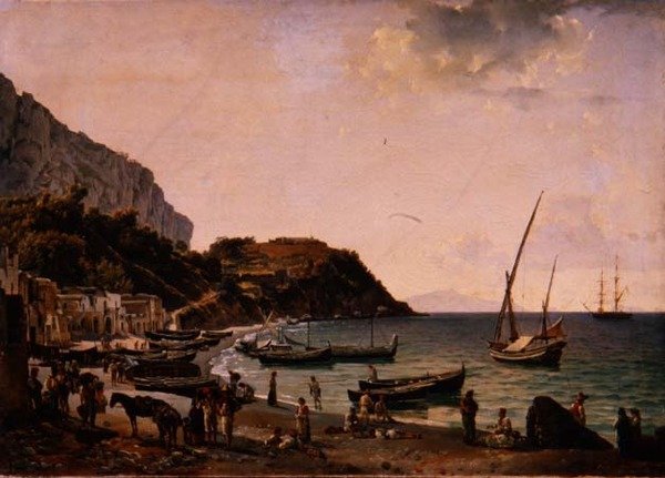 Havnen på øya Capri av Silvestr Fedosievich Shchedrin