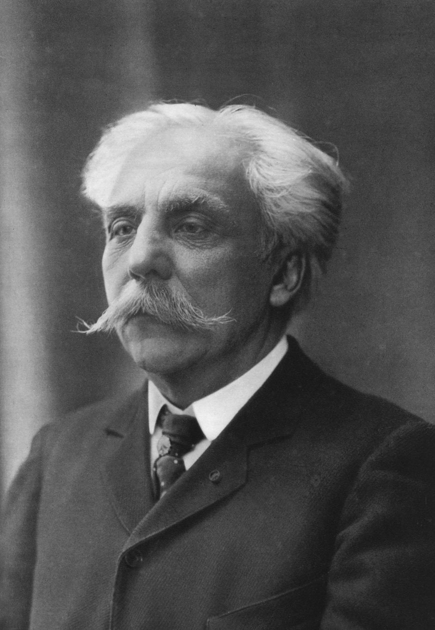 Gabriel Fauré 1845-1924, fransk komponist, organist, pianist og lærer av Silvestre