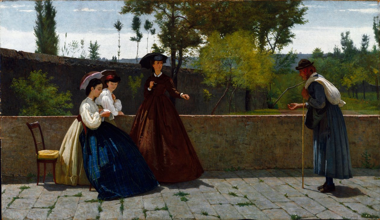 Alms (maleri av Silvestro Lega
