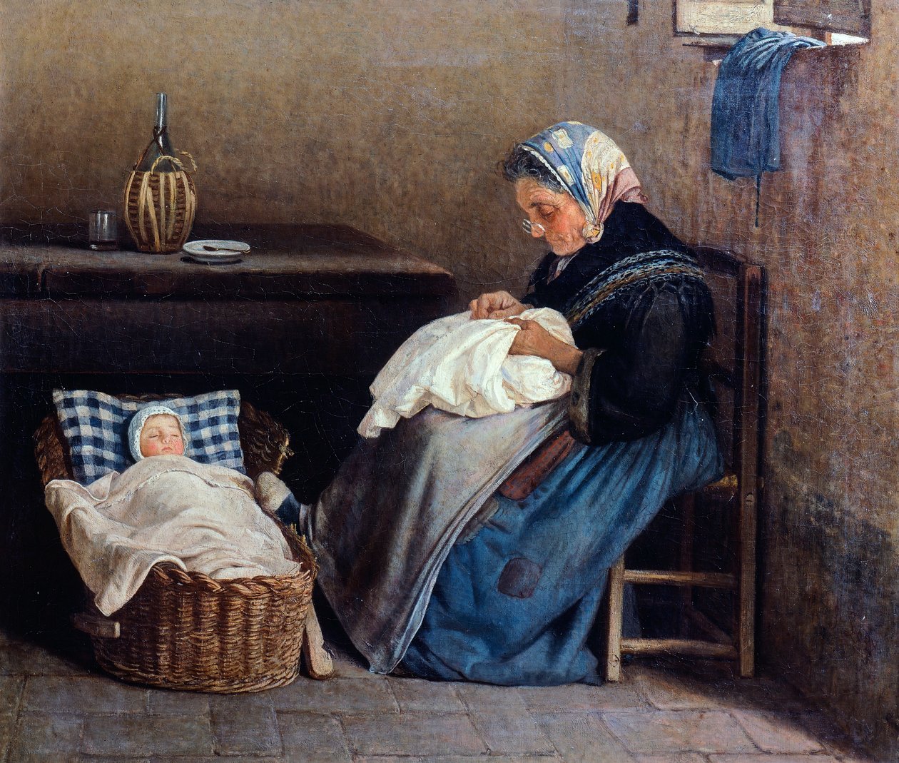 Bestemoren, av Silvestro Lega av Silvestro Lega