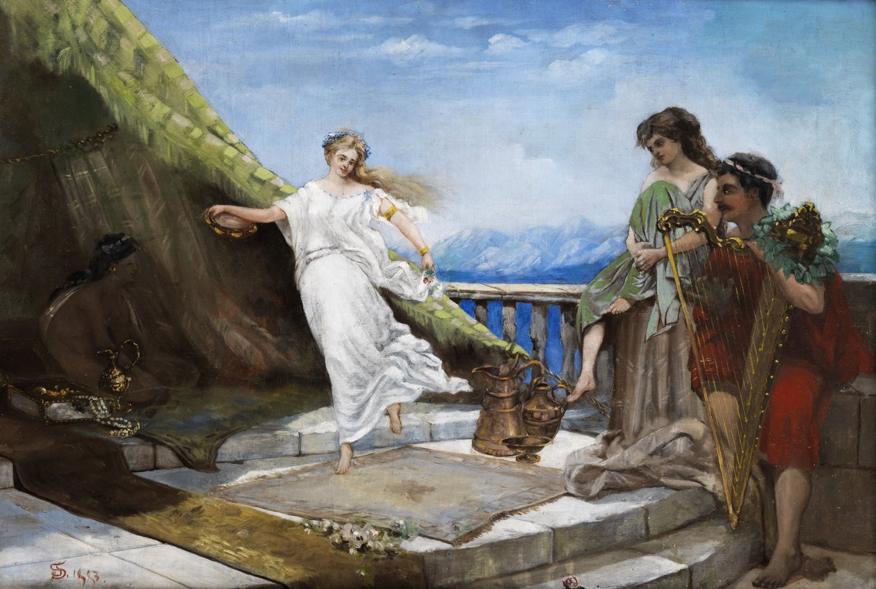 Antikk dansemusikk av Simeon Solomon