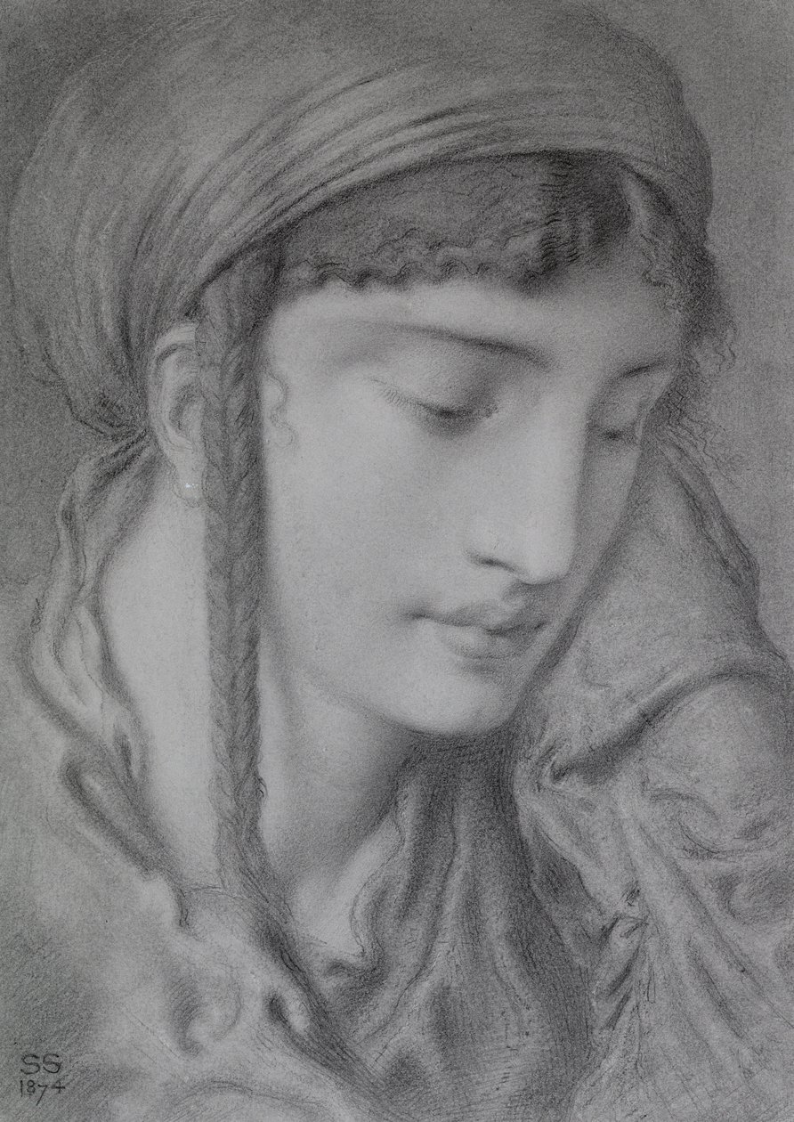 En hebraisk jente av Simeon Solomon