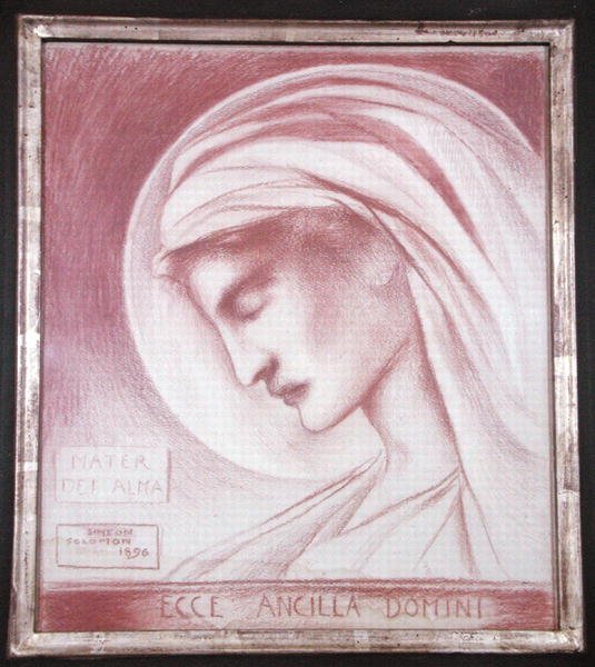 Se Herrens tjenerinne: Guds mor Alma av Simeon Solomon