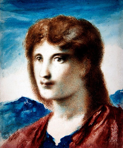Leder for en ung mann av Simeon Solomon