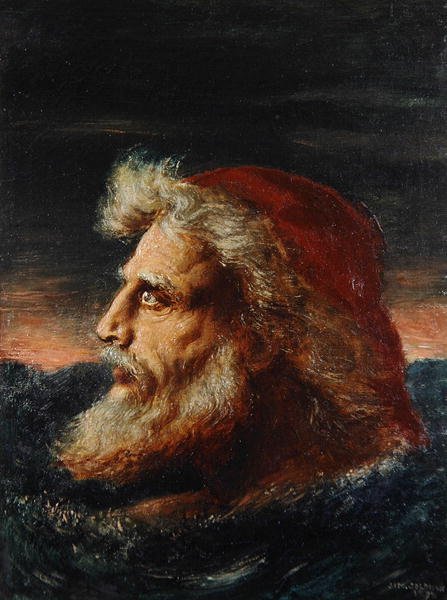 "Hjelp Herre eller jeg går til grunne" av Simeon Solomon