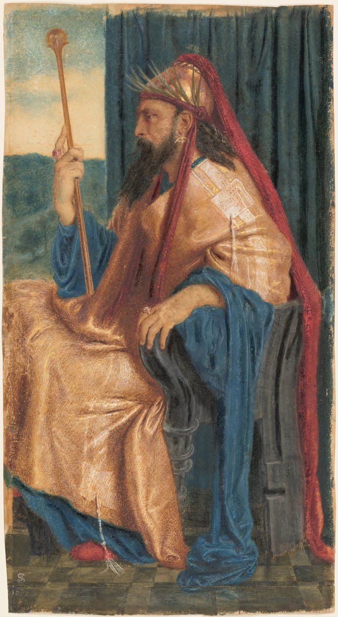 Kong Salomo av Simeon Solomon