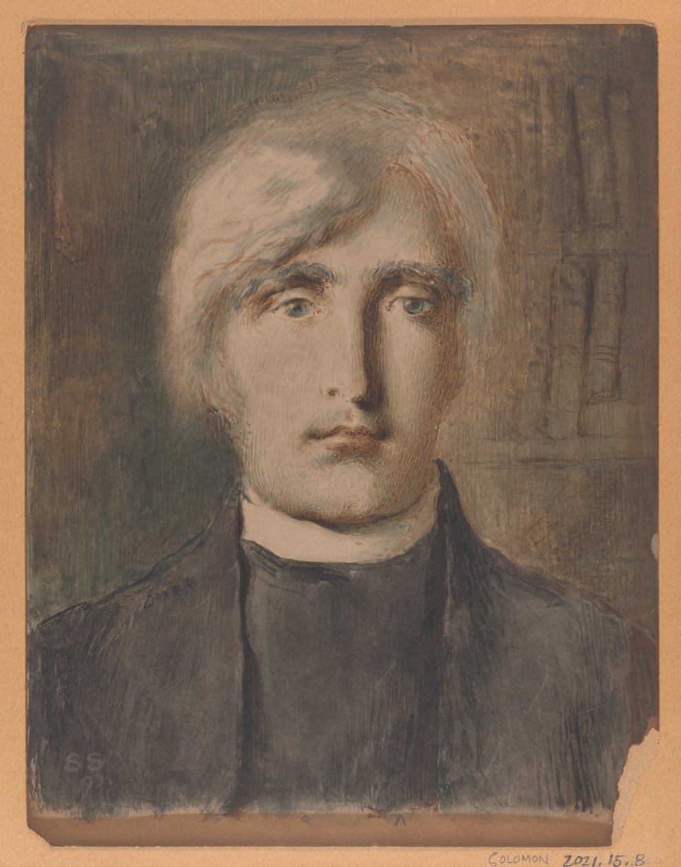 Portrett av en geistlig av Simeon Solomon