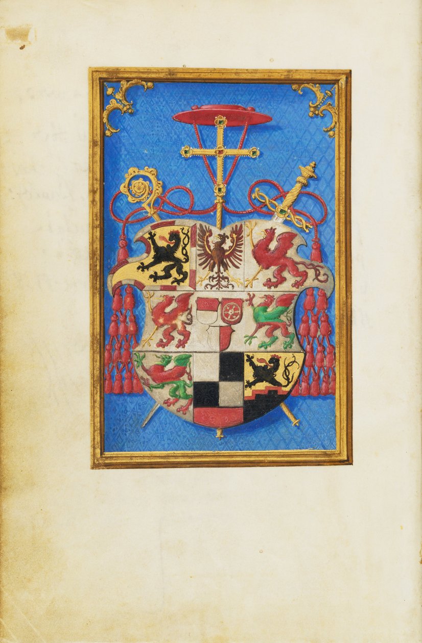 Blazon av kardinal Albrecht von Brandenburg av Simon Bening