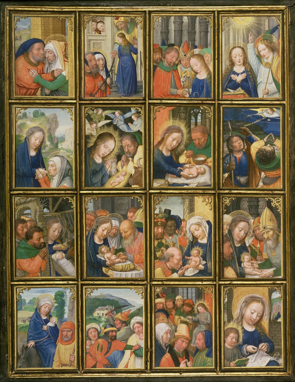 Jomfruens liv, fra "Stein Quadriptych" av Simon Bening
