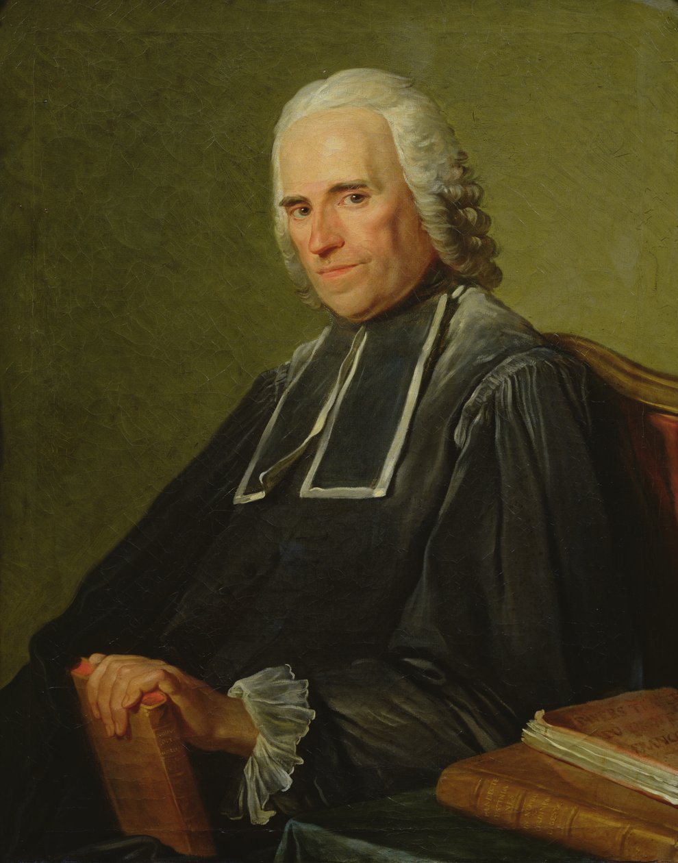 Portrett av Robert Joseph Pothier, ca. 1760-70 av Simon Bernard Le Noir