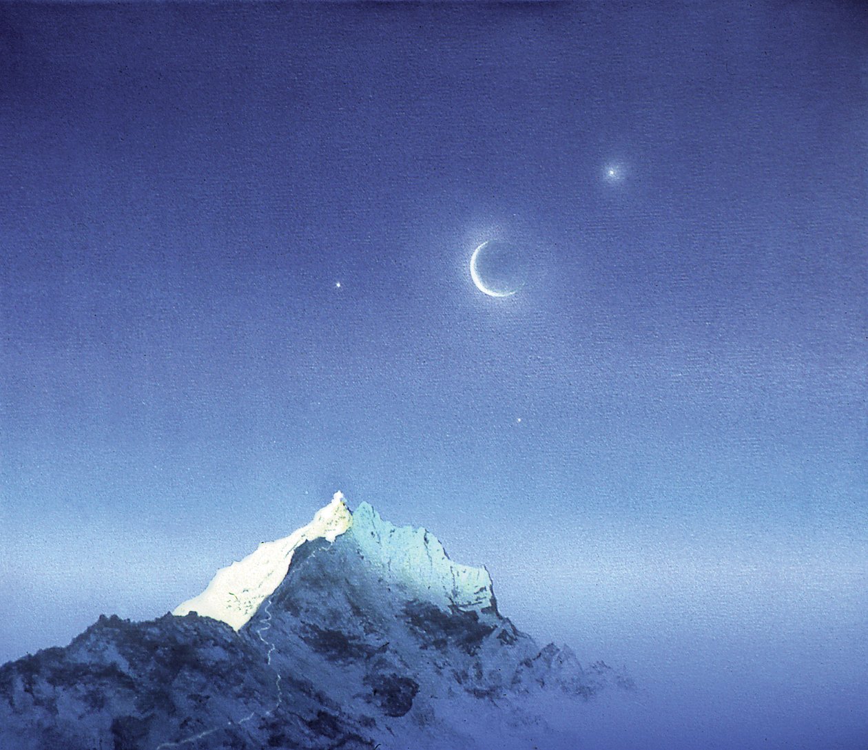 Peace (akryl på lerret) av Simon Cook