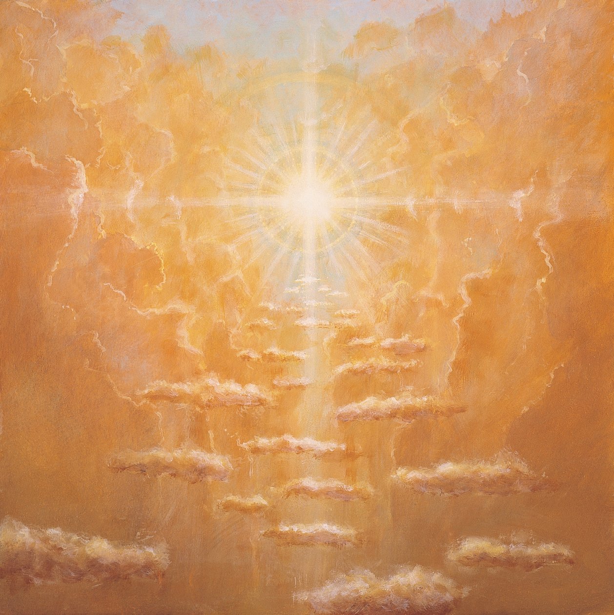 Radiance (akryl på lerret) av Simon Cook