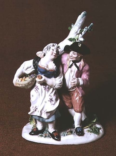 Hoechst bondegruppe, 1752 (porselen) av Simon Feilner
