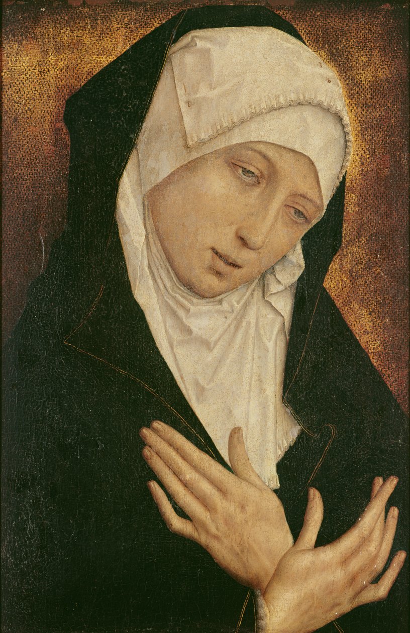 Sorgens jomfru, ca. 1460 av Simon Marmion