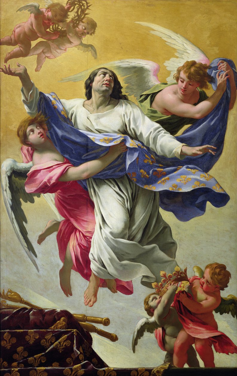 Apotheosis of St. Louis, 1639-42 av Simon Vouet