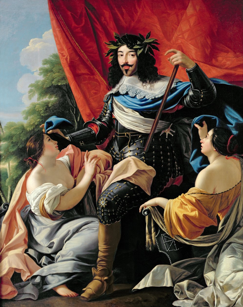 Ludvig XIII (1601–43) av Simon Vouet