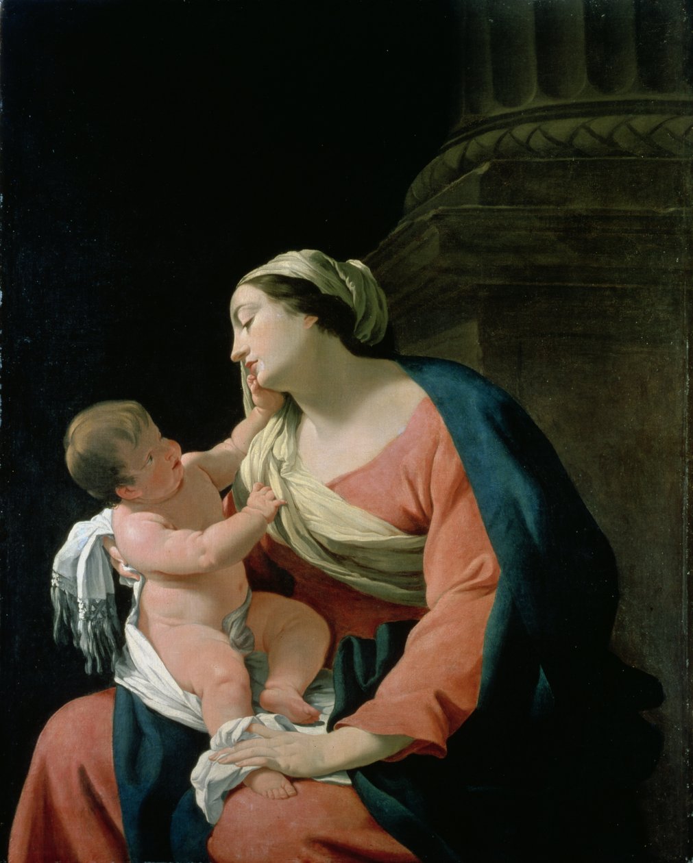 Madonna og barn, 1600-tallet av Simon Vouet