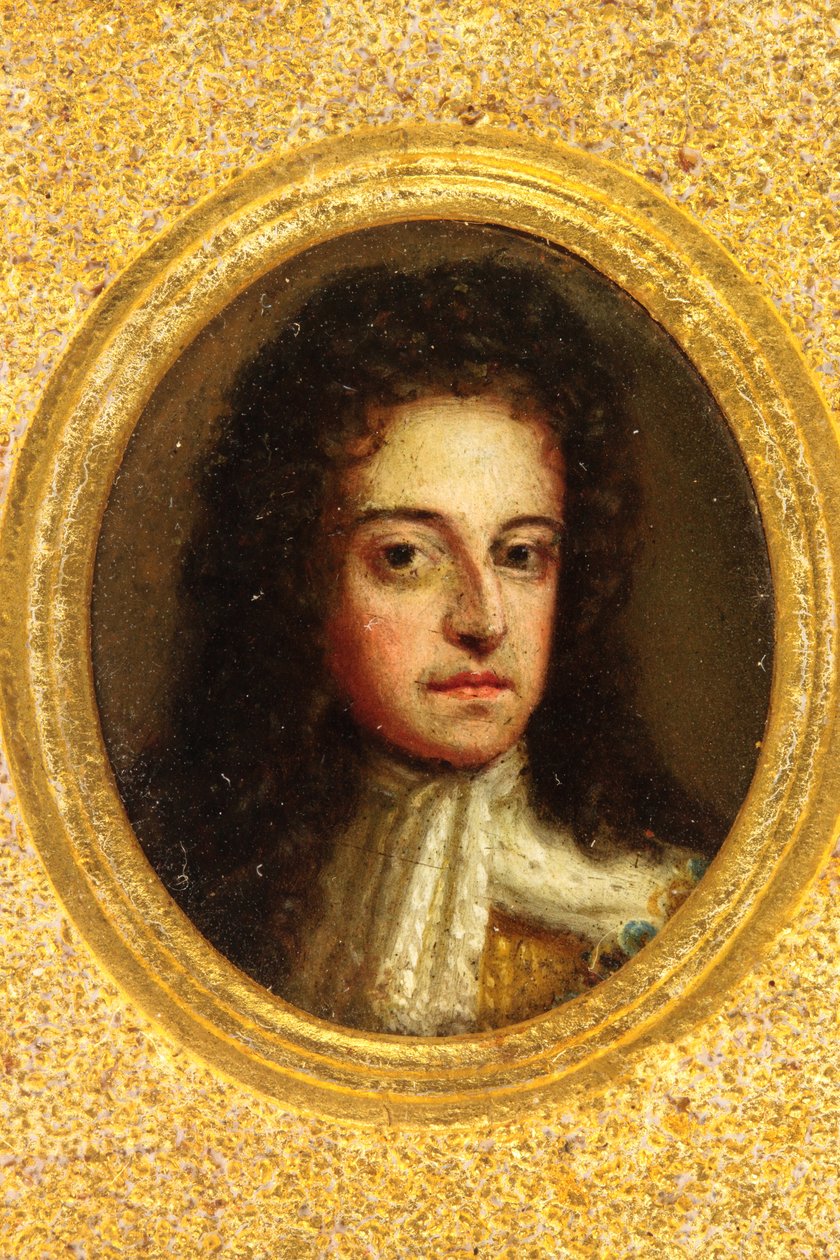 Kong William III (akvarell på vellum) (se også 3076024) av Simon (attr.to) Du Bois