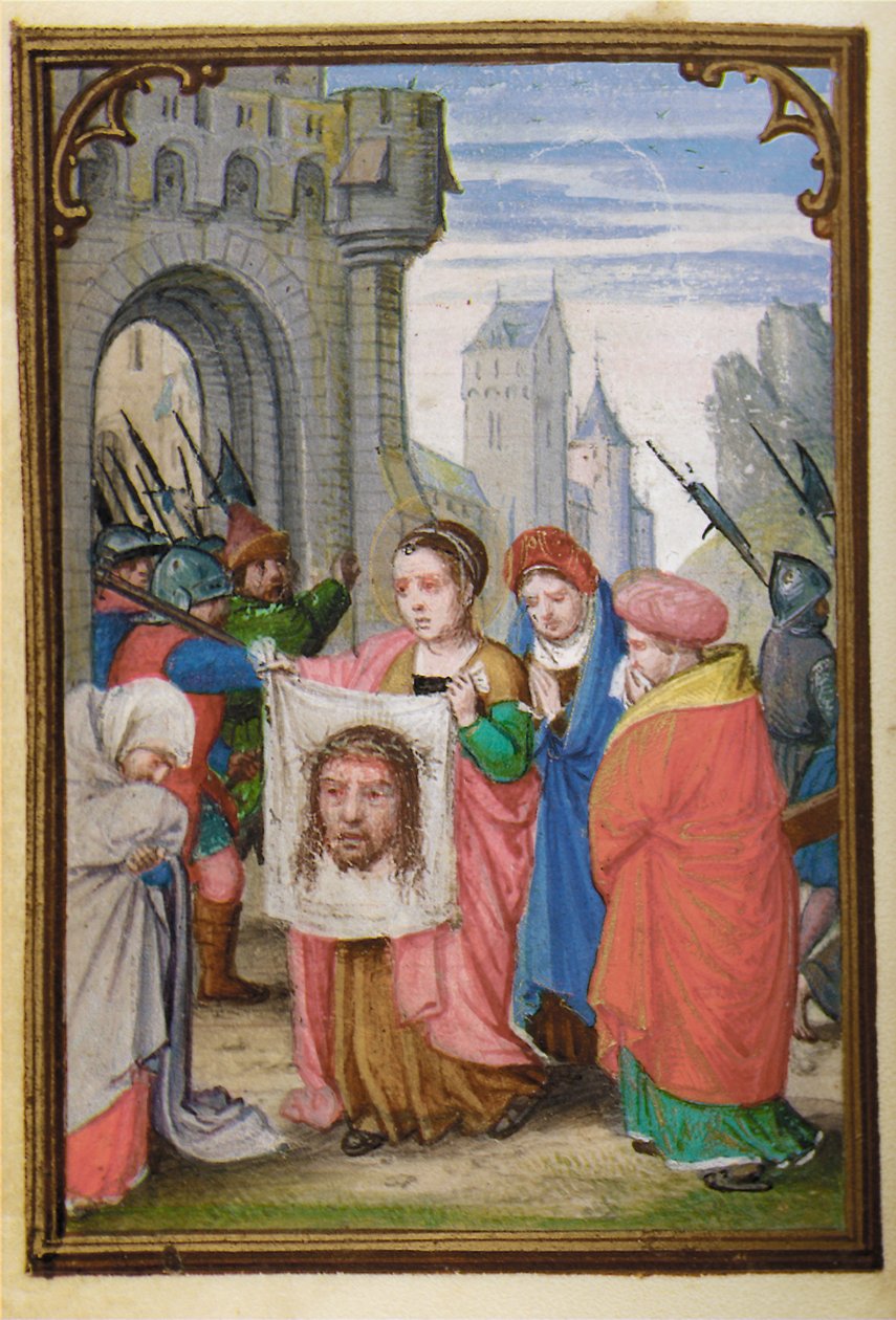 Folio fra en miniatyr Time Book, bruk av Roma, Brugge, 1530-35 av Simon Bening