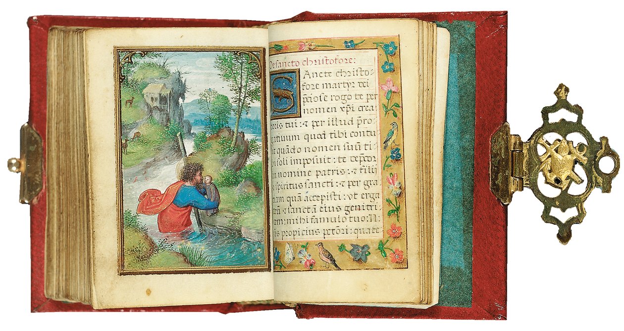 Folio fra en miniatyr Time Book, bruk av Roma, Brugge, 1530-35 av Simon Bening
