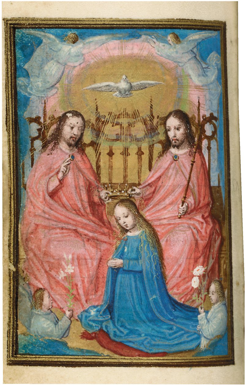 Folio fra en miniatyrtimebok, bruk av Roma, Brugge, 1530-35 av Simon Bening