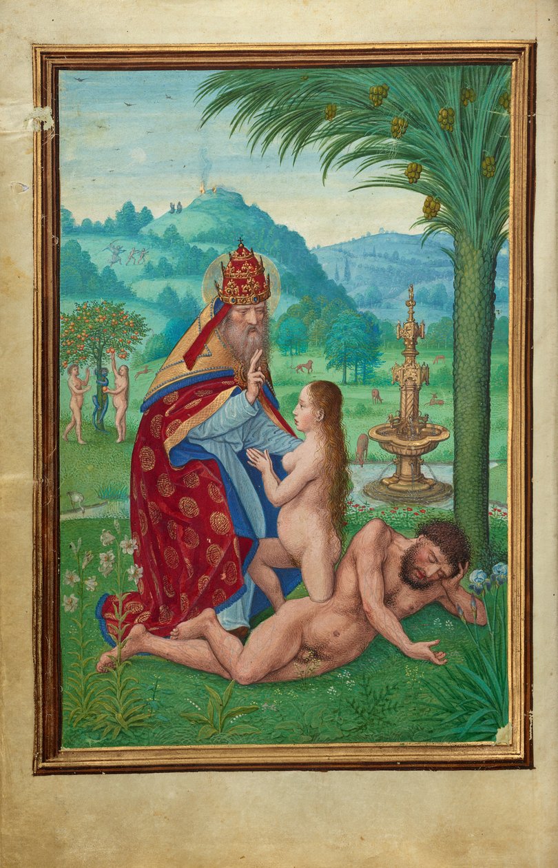 Scener fra skapelsen av Simon Bening