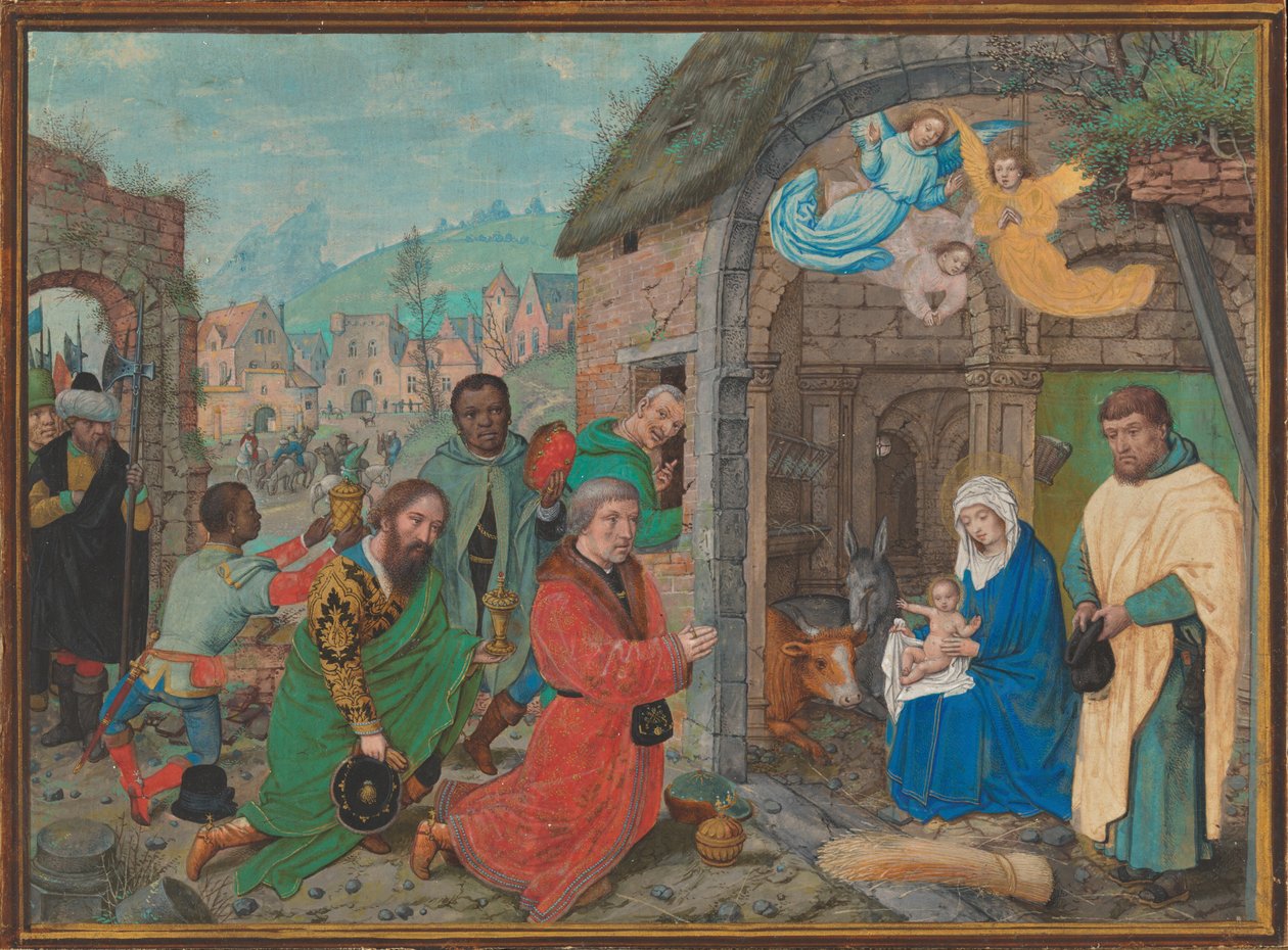Tilbedelsen av magiene av Simon Bening