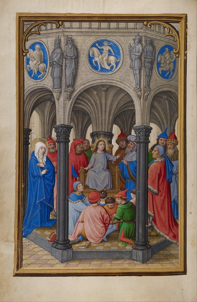 Striden i templet av Simon Bening