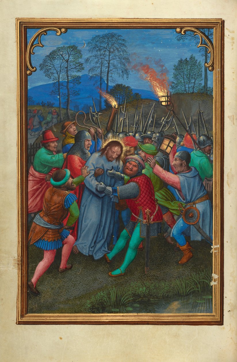 Die Flucht der Apostel av Simon Bening