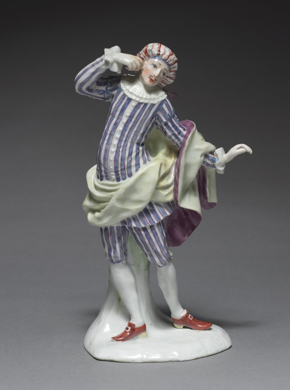 Italiensk komediefigur: Mezetin, ca. 1753 (porselen med emaljedekor) av Simon Feilner
