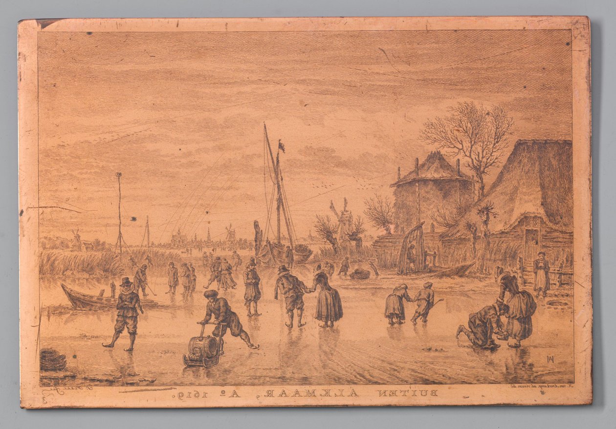 Utenfor Alkmaar av Simon Fokke