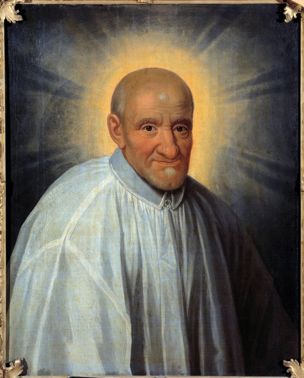 Portrett av Saint Vincent de Paul (1576-1660), Chamonier of the Galeries og grunnlegger av Congregations of the Daughters of Charity Maleri av Simon Francois (1576-1660) 1660 Søn. 0,81 x 0,65 m av Simon Francois