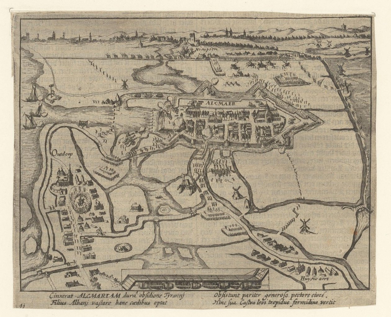 Beleiringen av Alkmaar, 1573 av Simon Frisius