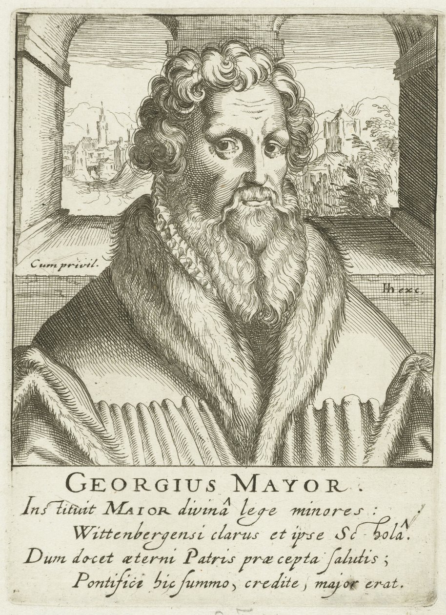 Portrett av Georgius Mayr av Simon Frisius