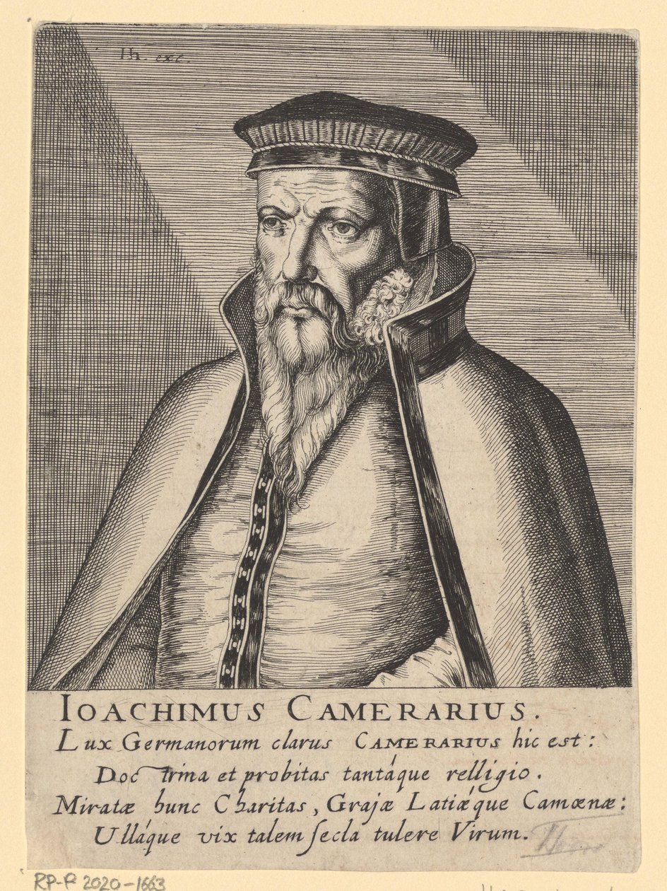 Portrett av Joachim Camerarius I av Simon Frisius