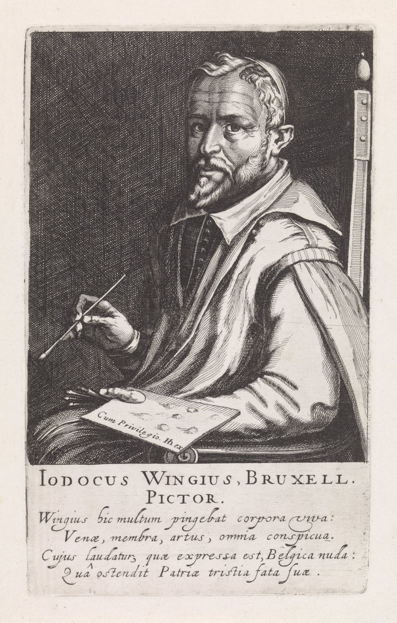 Portrett av Joos Winghe av Simon Frisius
