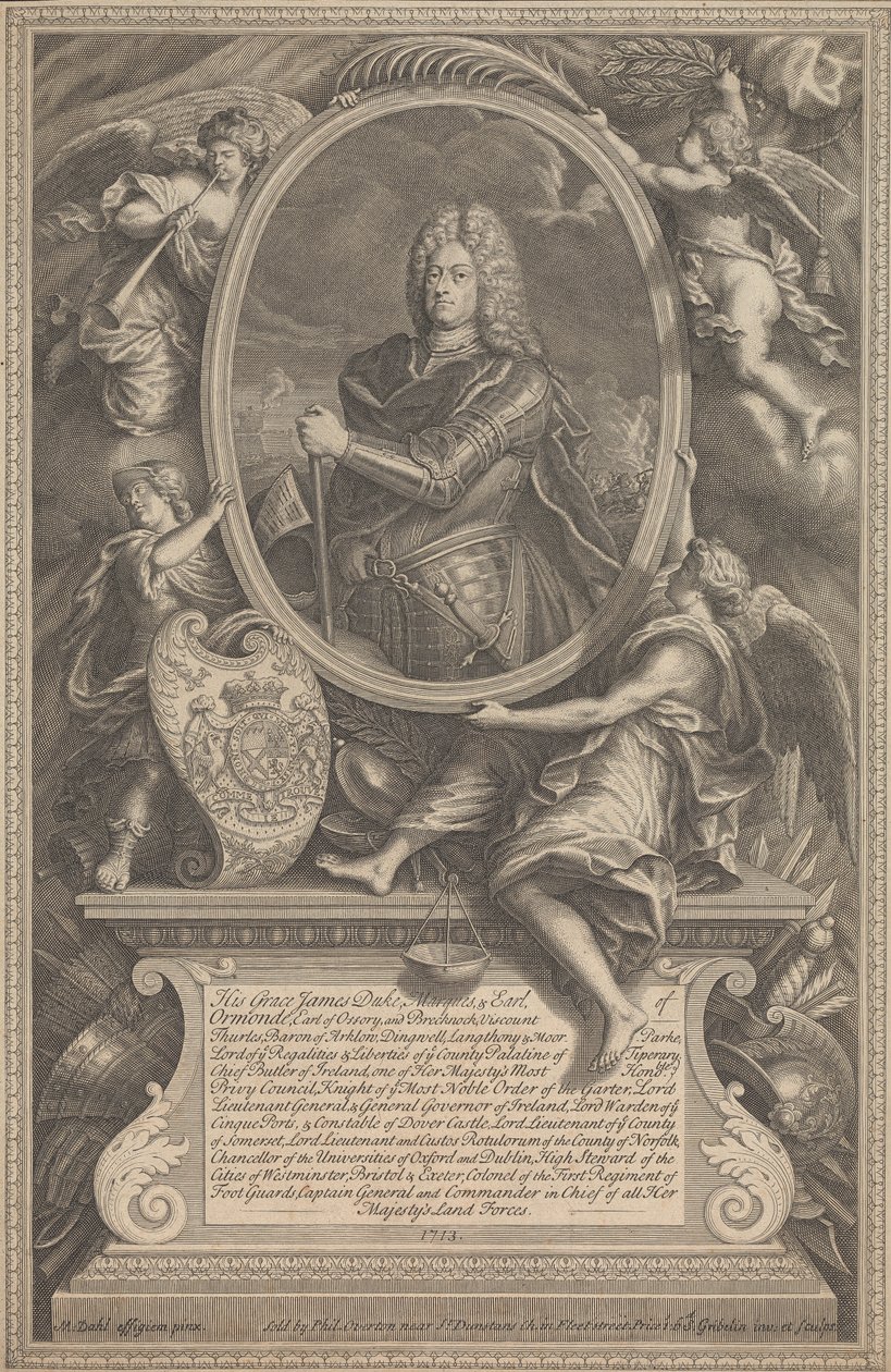 Sir James Butler, 2. hertug av Ormonde av Simon Gribelin
