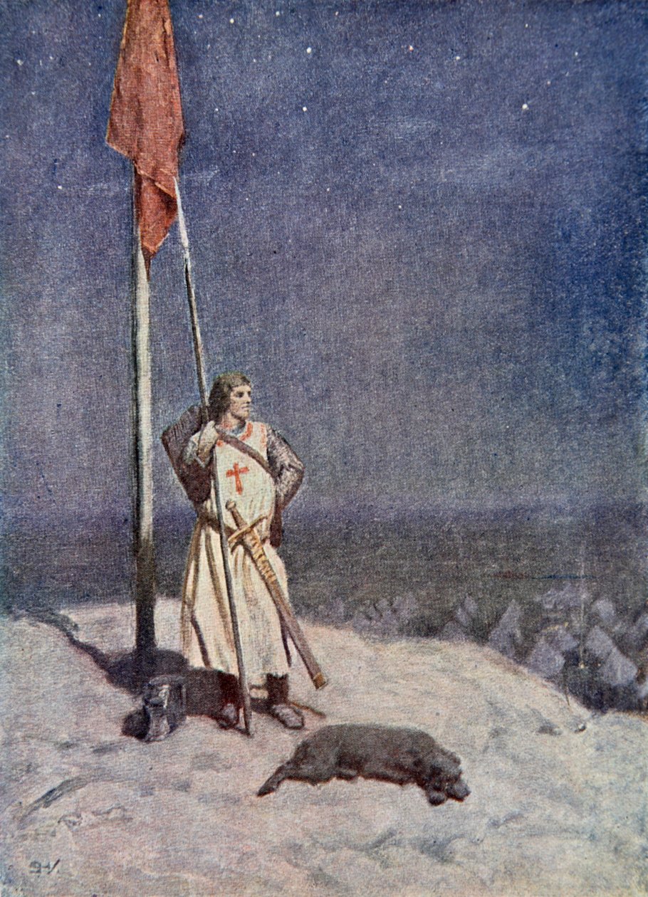 Ridderen står vakt på St. George
